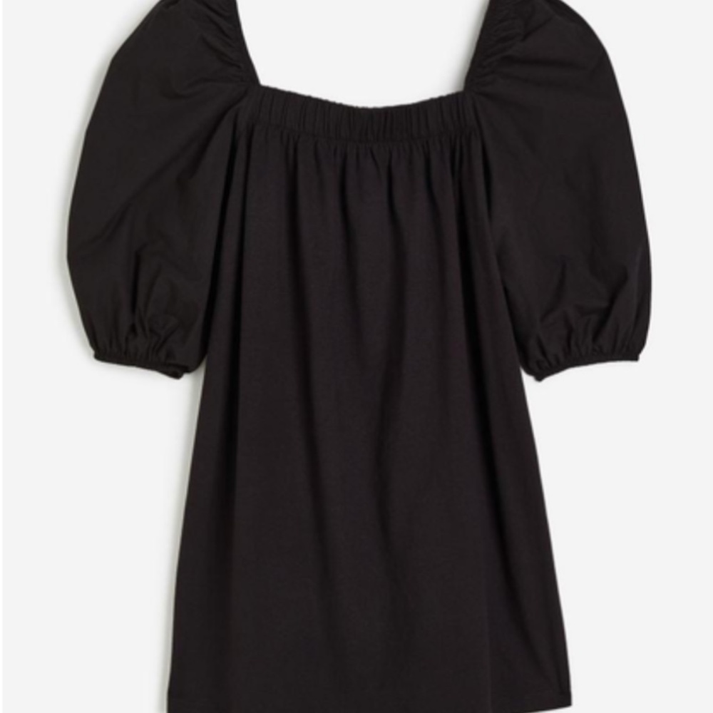 NWT H&M Puff-sleeved tunic dress Size Small